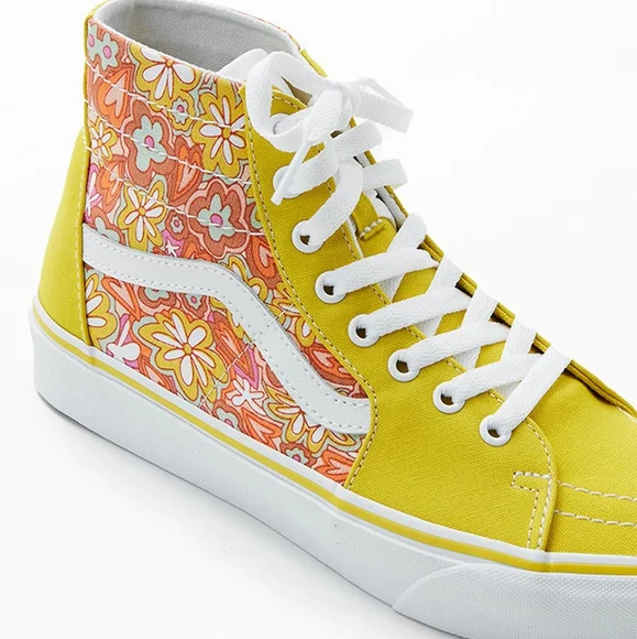 Vans Retro Floral Sk8-Hi Tapered Sneakers Women's 8 Men's 6.5 - Picture 6 of 8